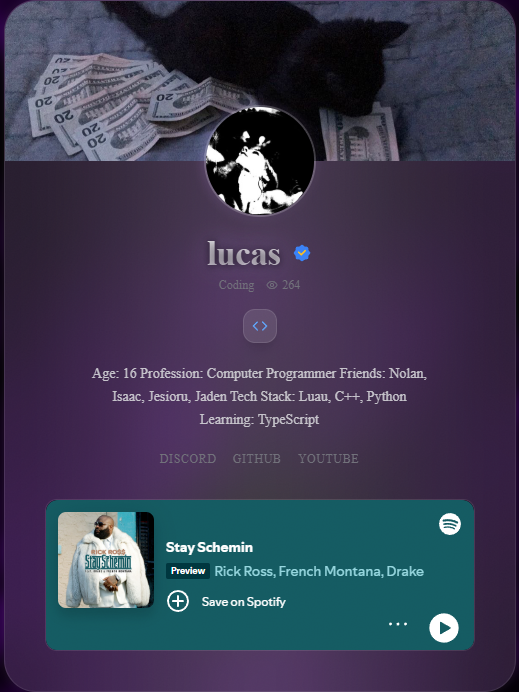 User provided theme showcase